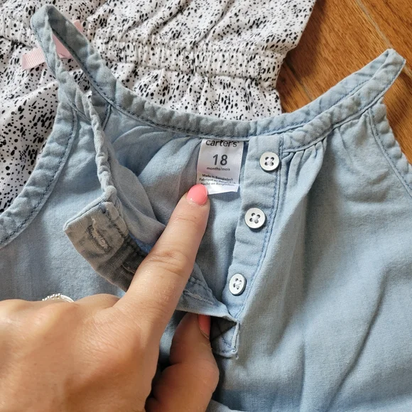 Carters Denim and Patterned Jumpsuits - Picture 2 of 5